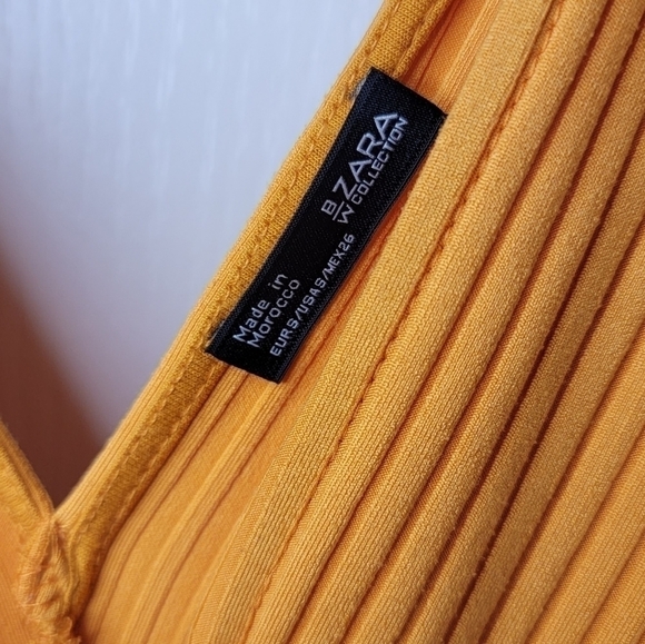 Zara Collection Ribbed Bodysuit S Small - Picture 3 of 7